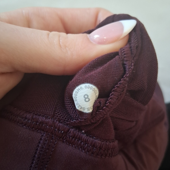 lululemon athletica High-Neck Sports Bra - Deep Burgundy - Picture 3 of 3